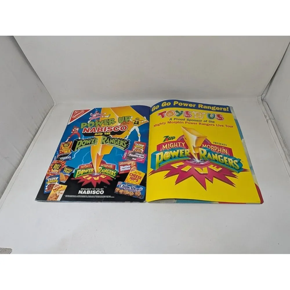 Mighty Morphin‎ Power Rangers Live Souvenir Program 1994 1995 Tour 90s On Stage